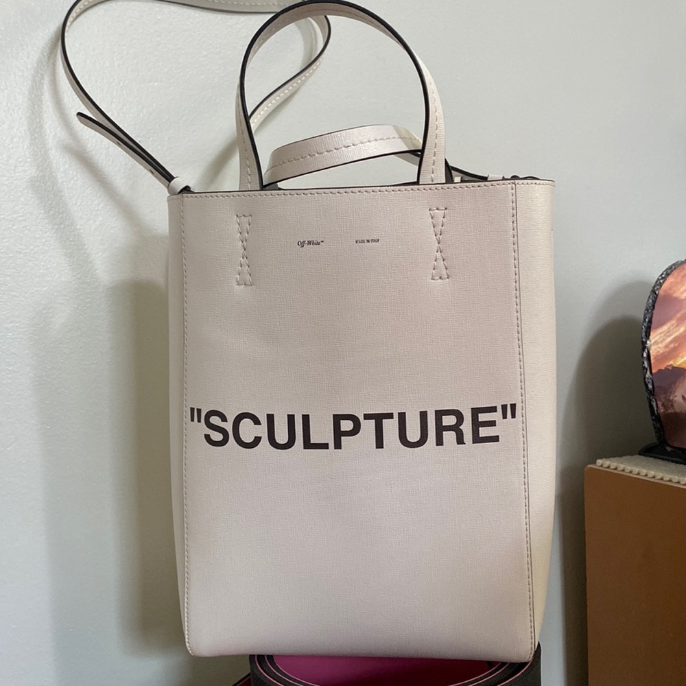 Off-White Cream Crossbody Bag